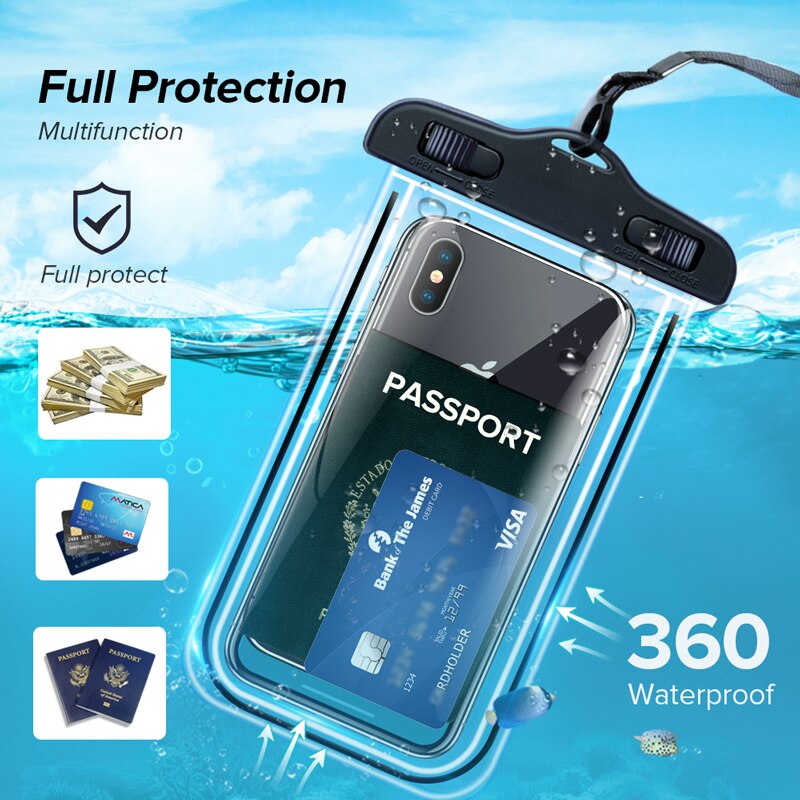 Custodia Impermeabile IP68 per Smartphone