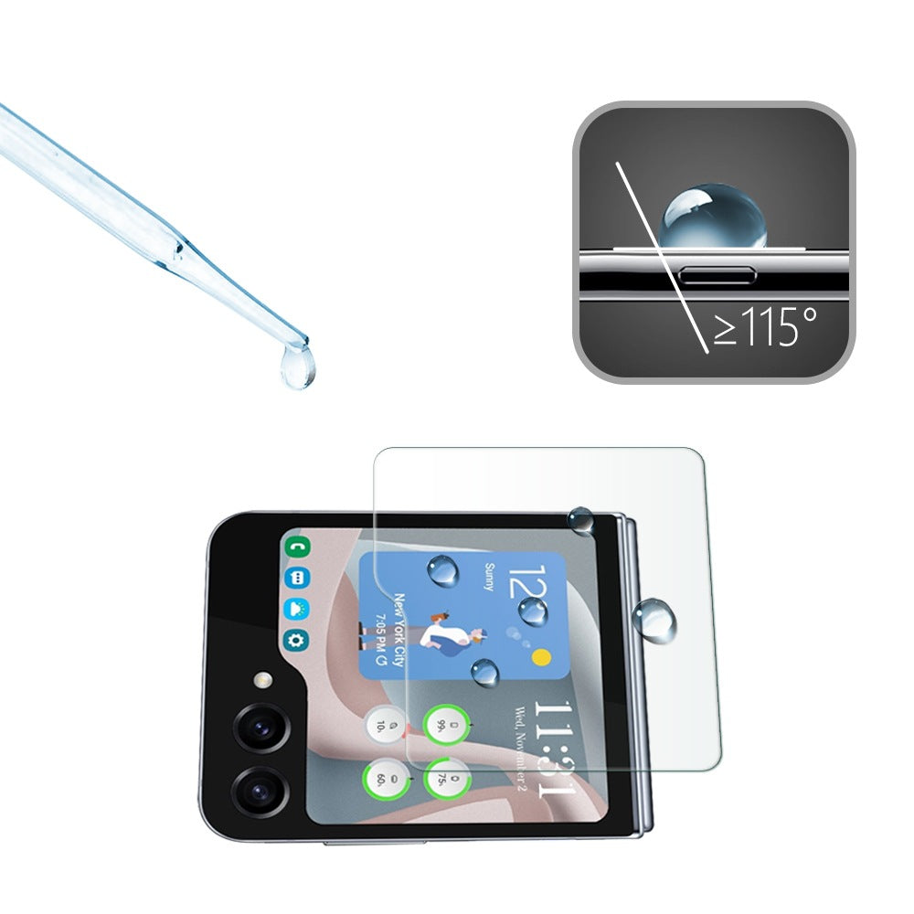 Pellicola Vetro Temperato 9H Anti-Spia per Galaxy Z Flip
