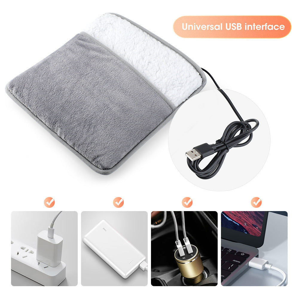 Pantofole Riscaldanti USB – Scalda Piedi e Addome Elettrico Invernale