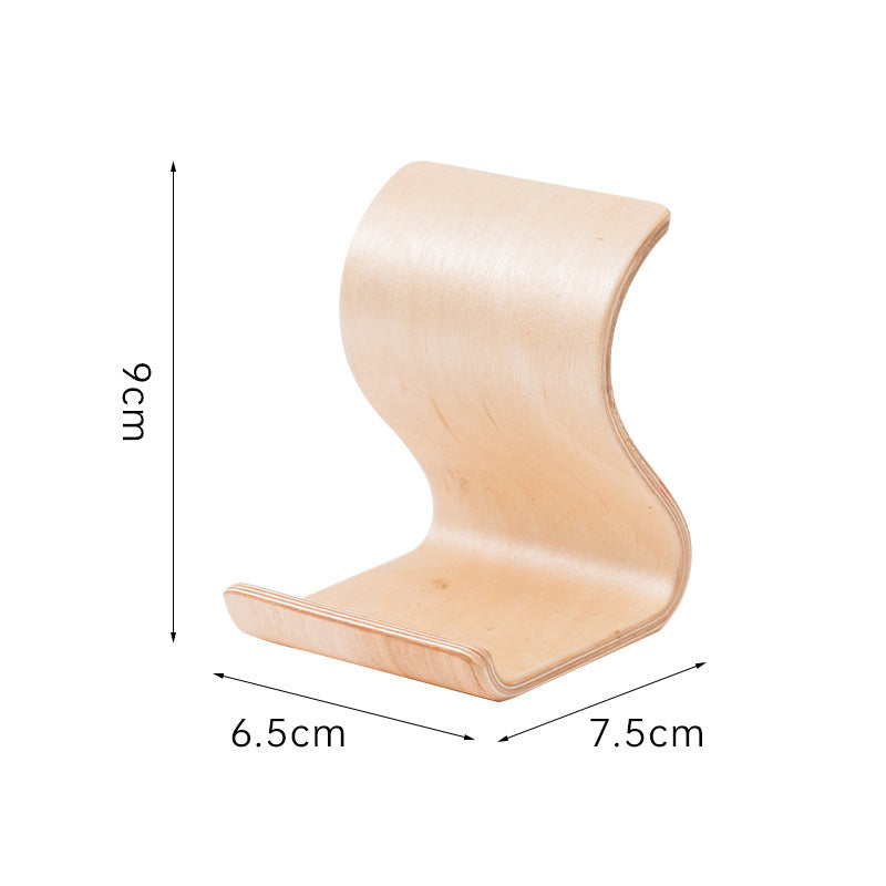 Supporto in Legno per Smartphone – Stand Desktop