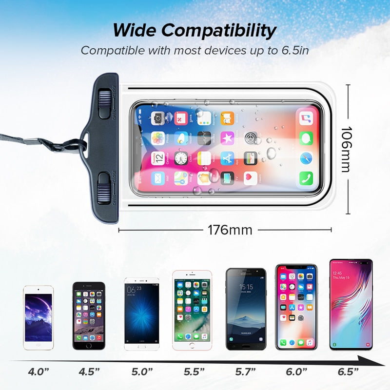 Custodia Impermeabile IP68 per Smartphone