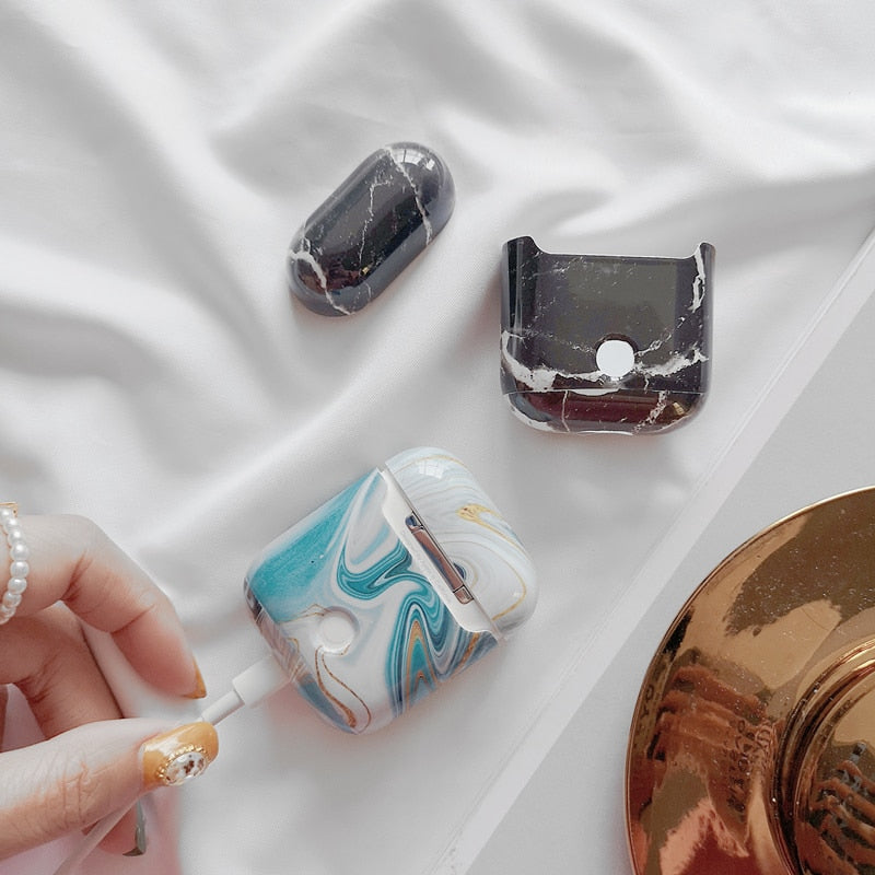 Custodia AirPods 2 in Marmo – Cover Rigida