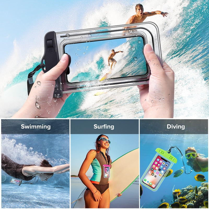 Custodia Impermeabile IP68 per Smartphone