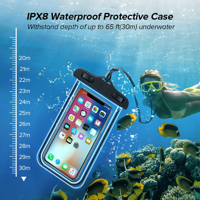 Custodia Impermeabile IP68 per Smartphone