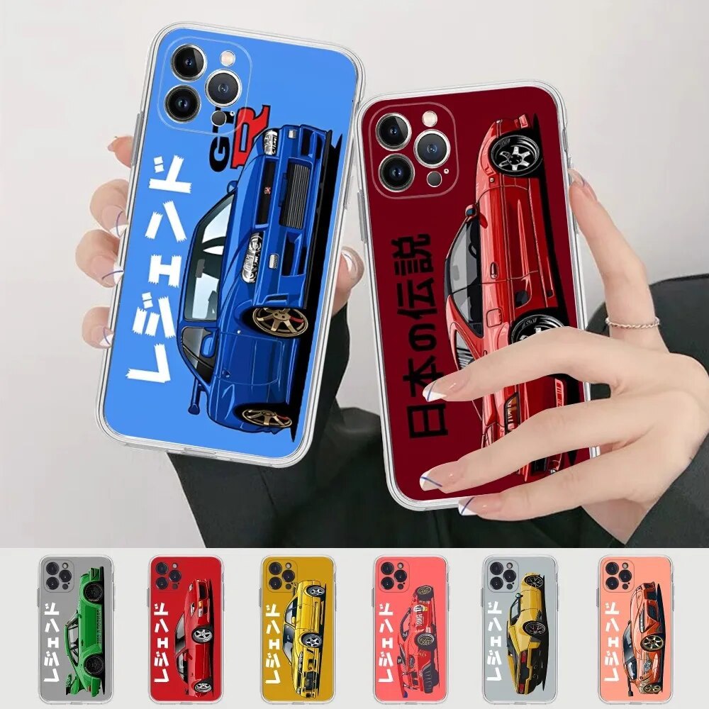 Cover iPhone Auto da Corsa – TPU Antiurto