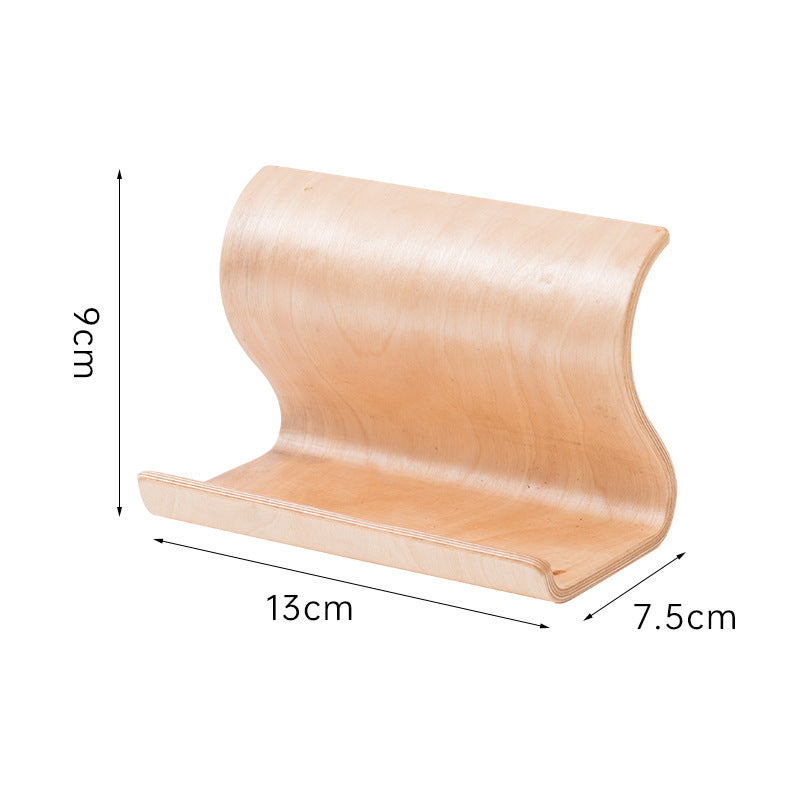 Supporto in Legno per Smartphone – Stand Desktop