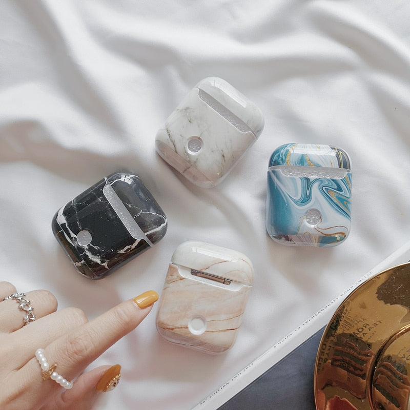 Custodia AirPods 2 in Marmo – Cover Rigida