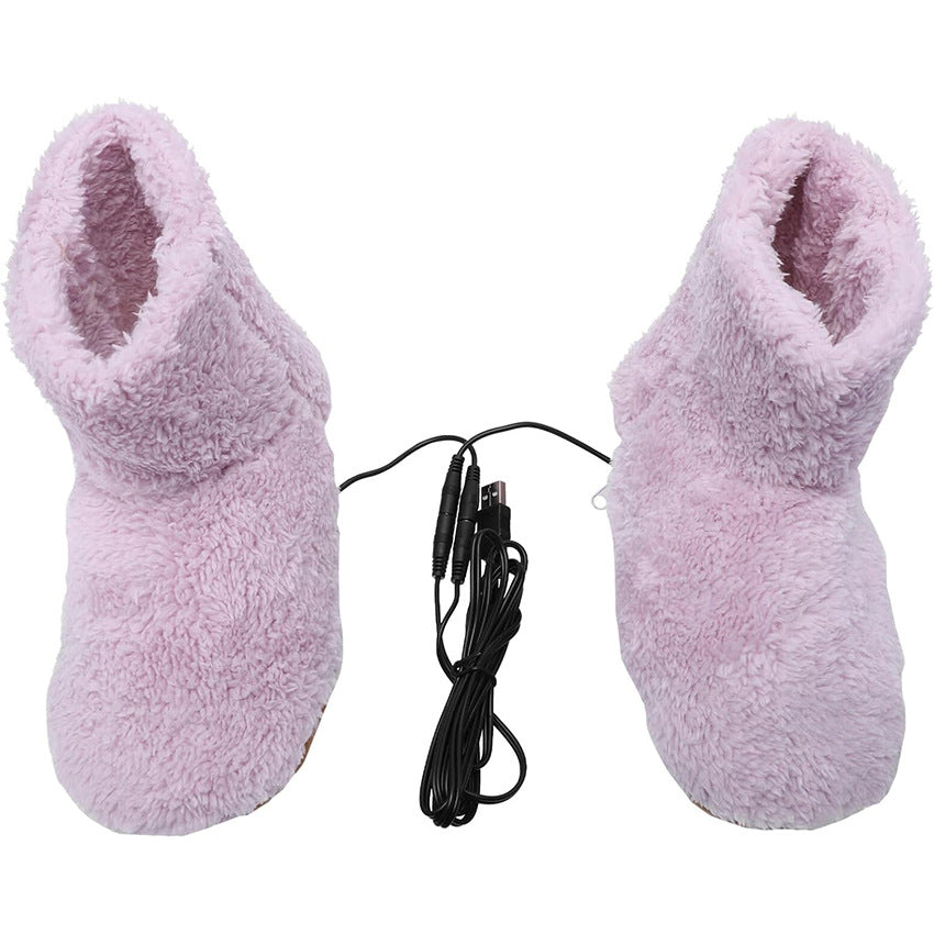Stivali Riscaldanti USB – Pantofole Invernali Riscaldate Unisex in Velluto