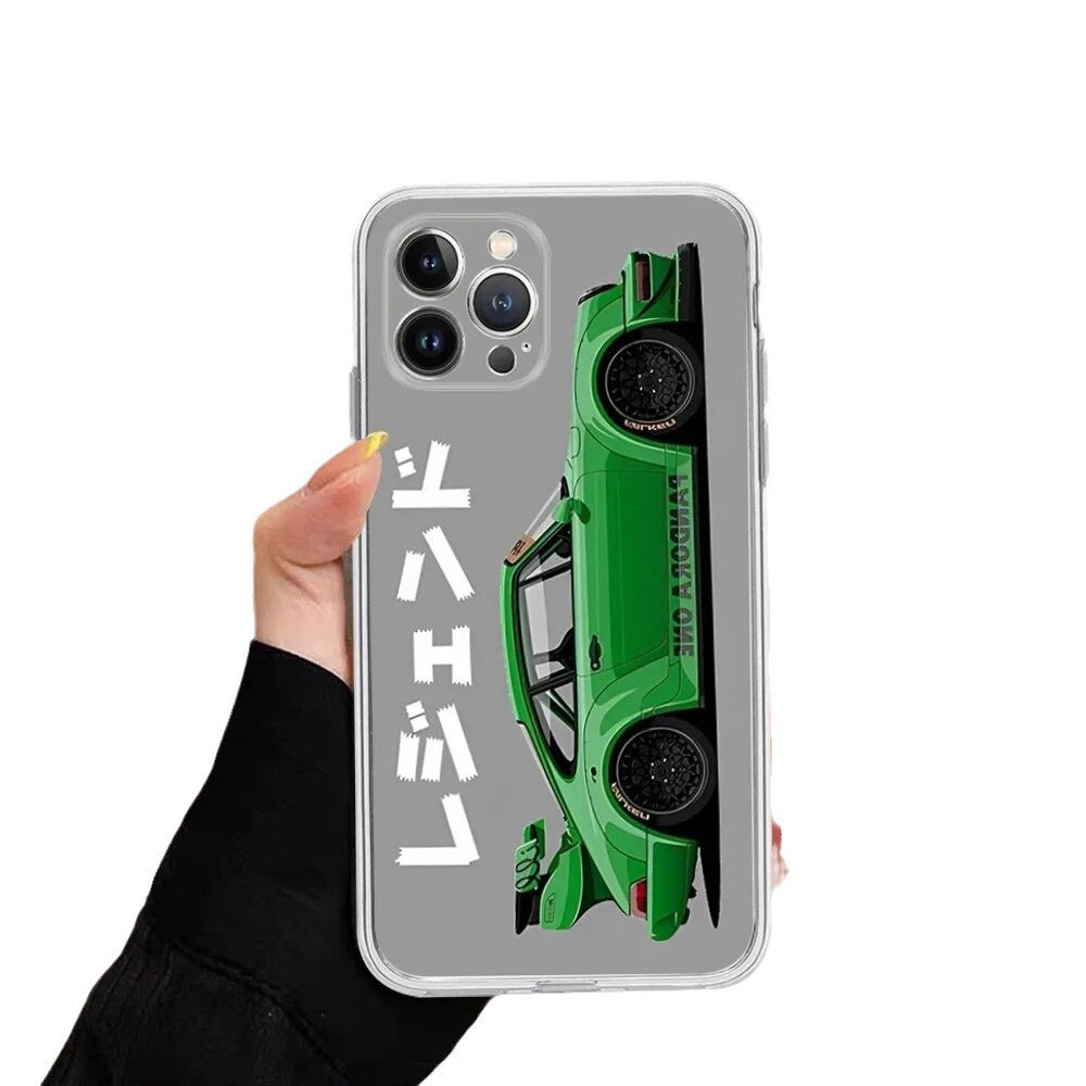 Cover iPhone Auto da Corsa – TPU Antiurto