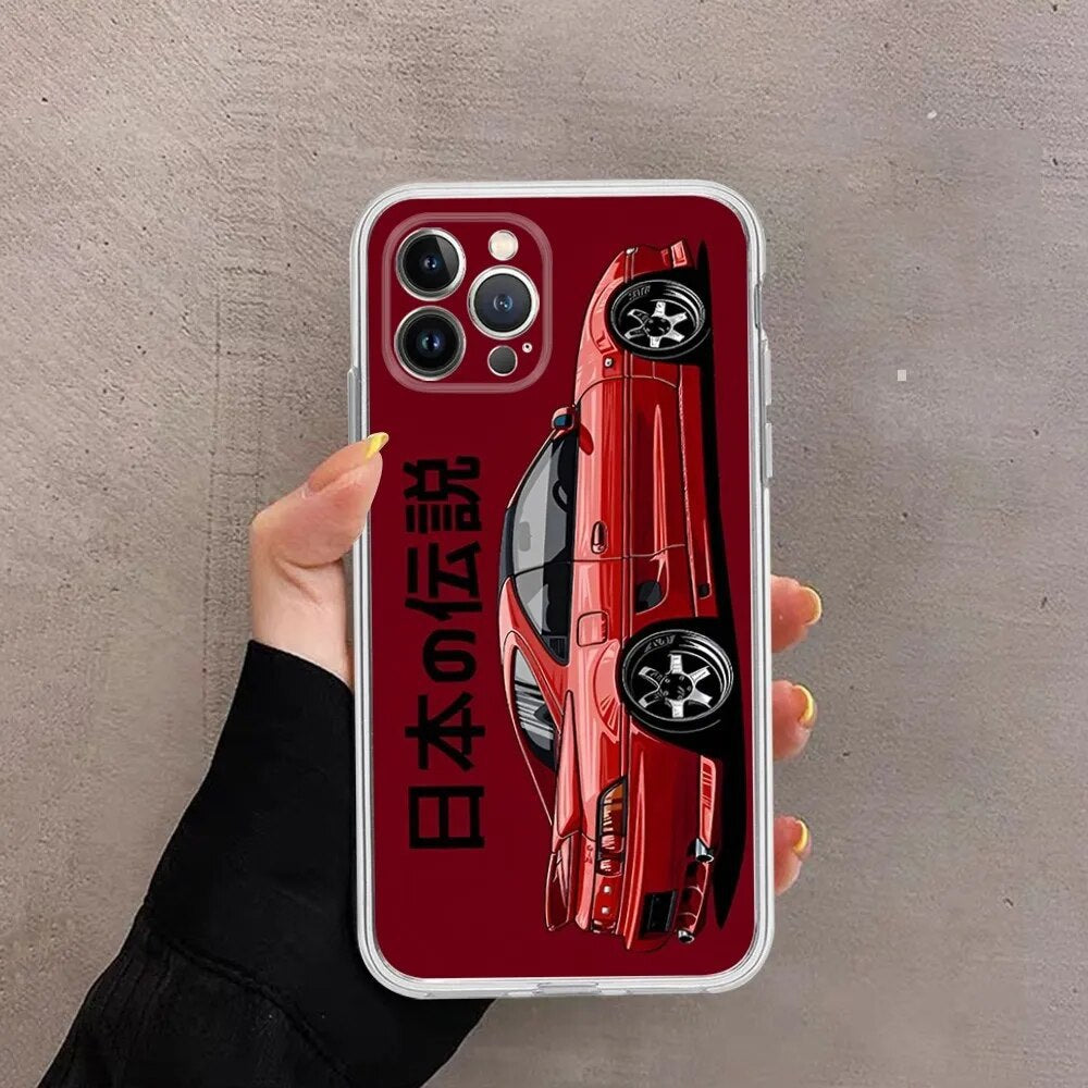 Cover iPhone Auto da Corsa – TPU Antiurto