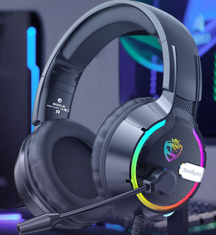 Cuffie Gaming Cablate RGB con Microfono – Soulbytes S19