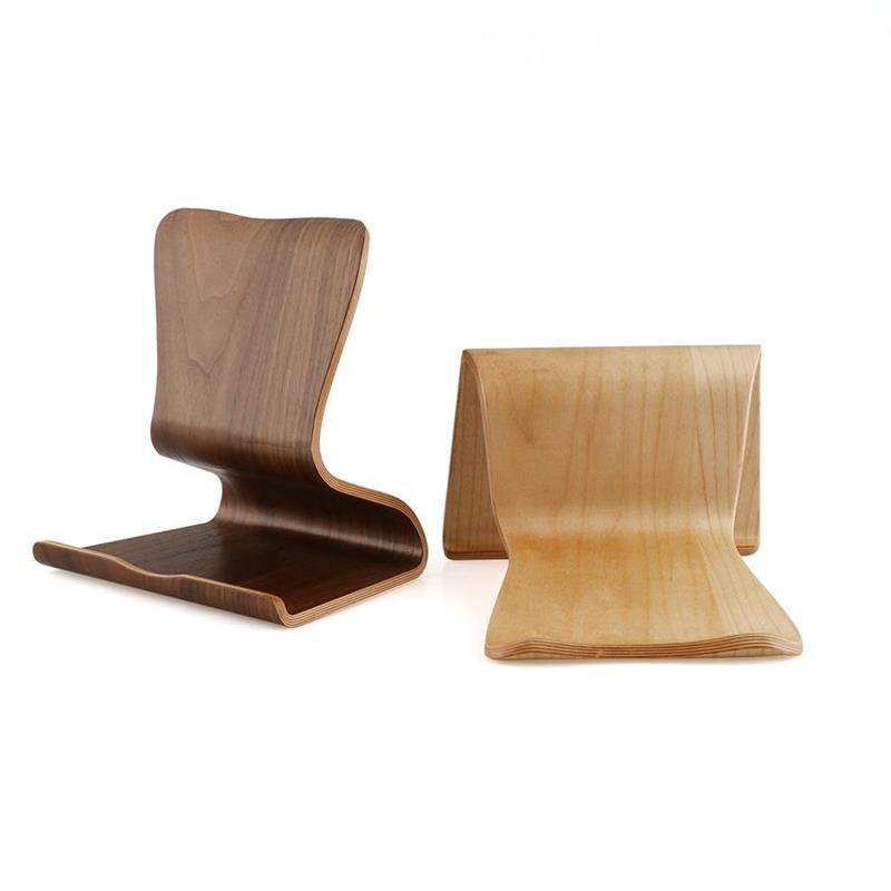 Supporto in Legno per Laptop – Scrivania Laterale con Ricarica