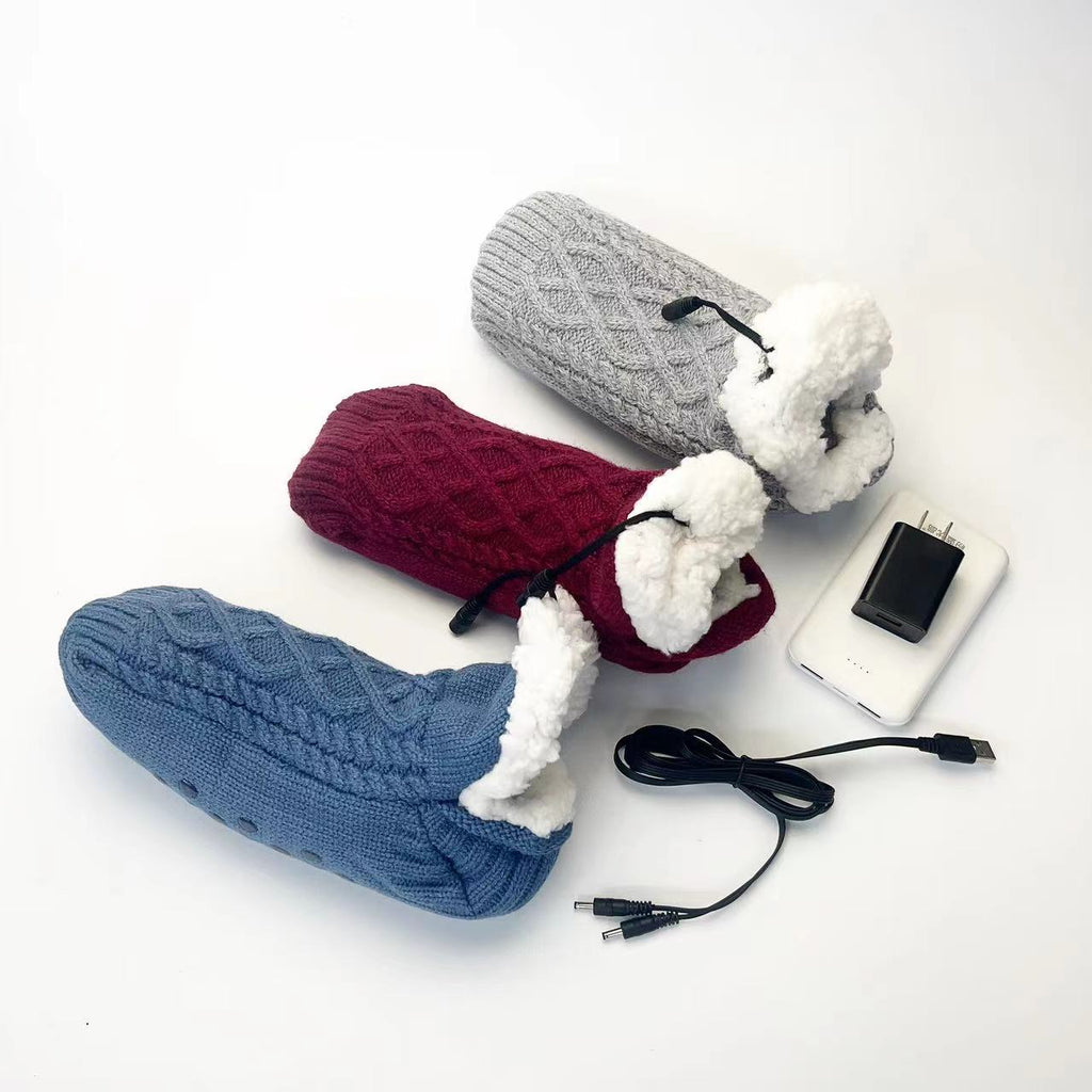 Calzini Riscaldanti USB – Scalda Piedi Elettrico Invernale Unisex Taglia Unica