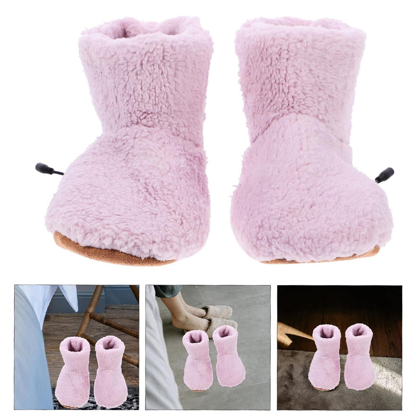 Stivali Riscaldanti USB – Pantofole Invernali Riscaldate Unisex in Velluto