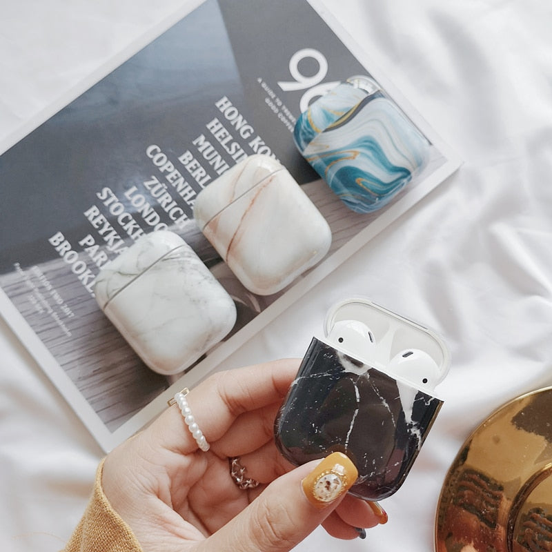 Custodia AirPods 2 in Marmo – Cover Rigida