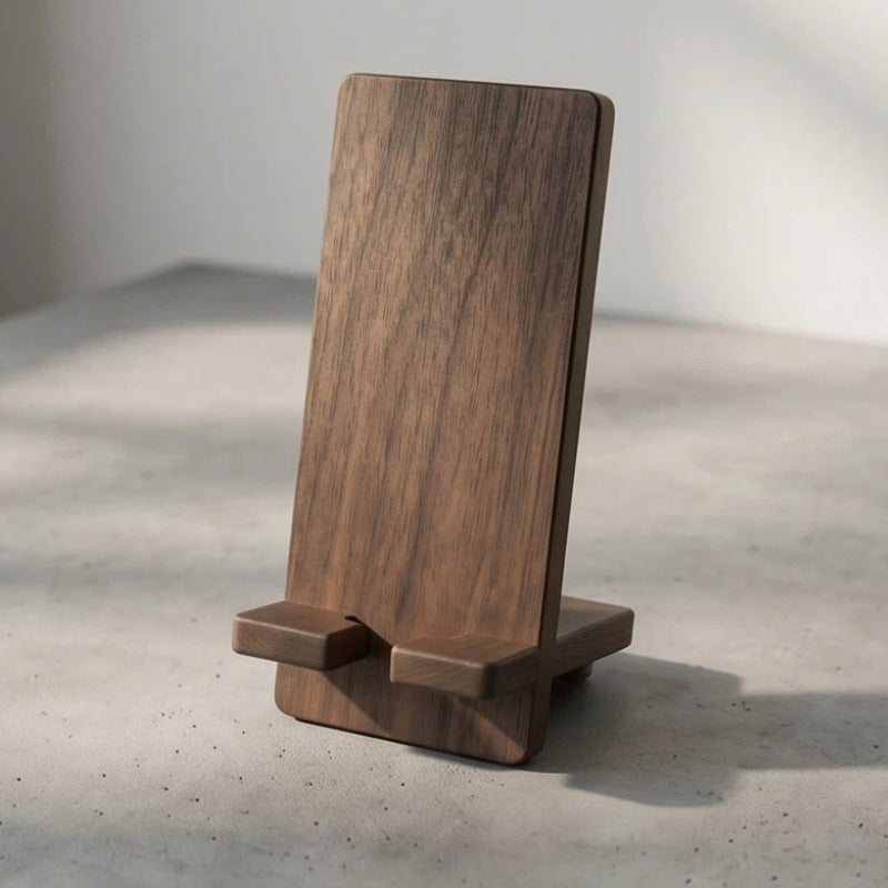 Supporto in Legno Massiccio per Smartphone – Stand Desktop